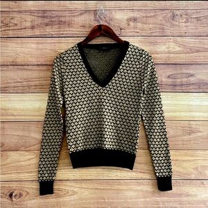 ZARA sweater in Gold and Brown Tones, Size S, Excellent condition